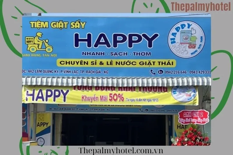 Tiệm giặt sấy Happy