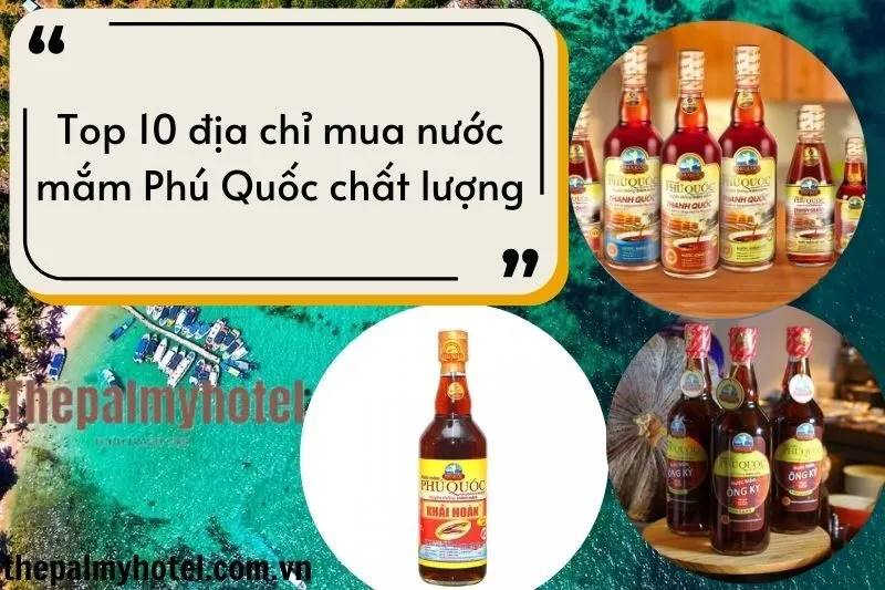 Top 10 địa chỉ mua nước mắm Phú Quốc chất lượng